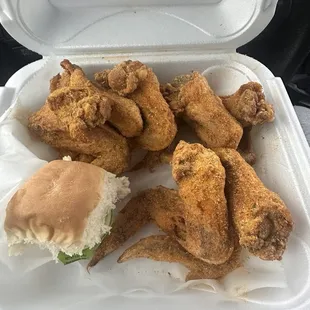 7pc Whole Wing Dry Seasoned