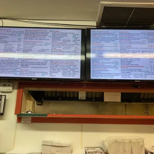 Virtual menu
