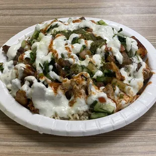 Lamb bowl. Delicious