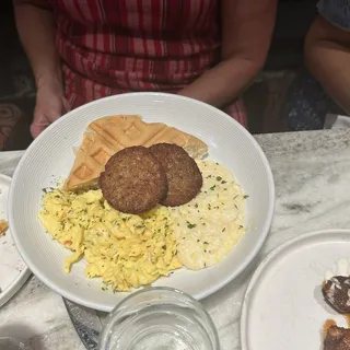 chicken sausage (brunch)