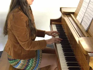 Stacy Plays Piano