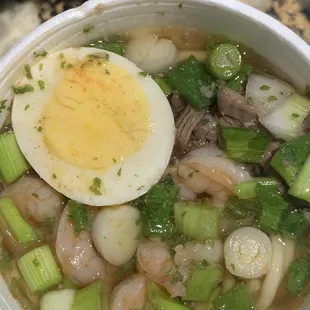 Shrimp &amp; Beef Yakamein