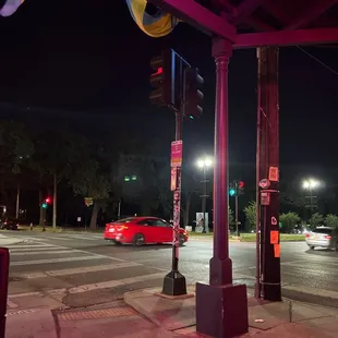 Outside