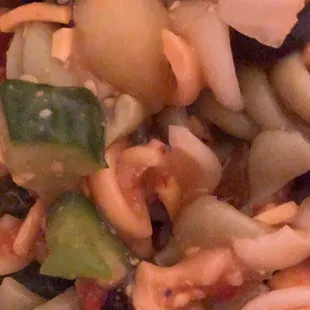 Pasta salad looks like trash