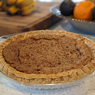 Butter pecan pie