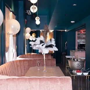 the interior of the restaurant