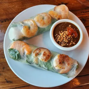 Grilled Spring Rolls (yum)