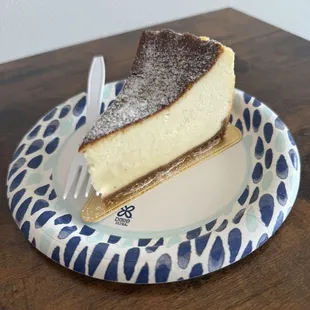 burnt basque cheesecake, so incredibly tasty