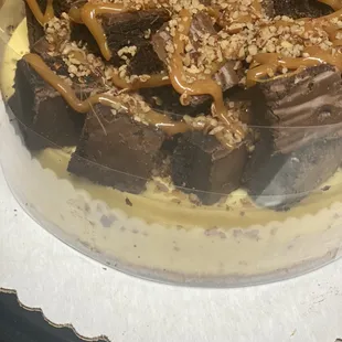 Caramel Brownie Cheesecake