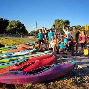 A recent SUP and Kayak Rental group. Beginner to intermediate lessons for both, and SUP Adventure Brewery Tours!