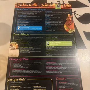 Menu July 2024