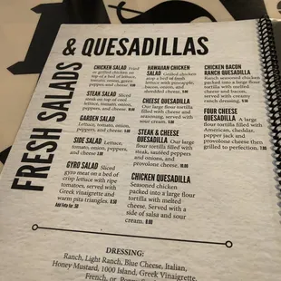 Menu 12/28/2018