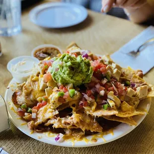 Nachos with chicken