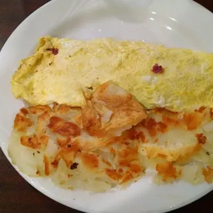 Mount Clemens Mistake, with hash browns.