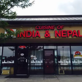 The front view of my favorite Indian and Nepali food in Boulder or Denver area.