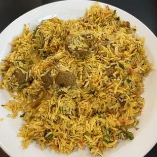 This is the Lamb Biriyani. Absolutely my favorite plate.