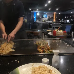 Hibachi table