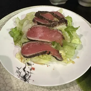 Peppered tuna