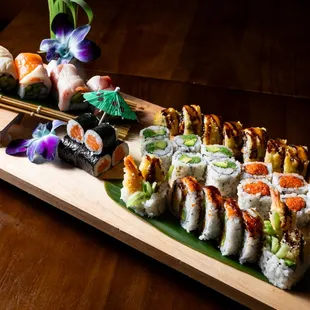 sushi, sushi and sashimi, food, sashimi