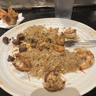 amount of food we got.