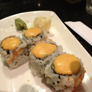 Spicy California roll.