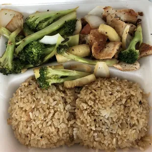 Chicken hibachi