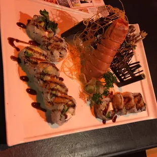 Do not waste your money at Mt Fugi. 3 lion king rolls in one container $40.58!!!