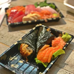 food, sushi, sashimi, sushi and sashimi