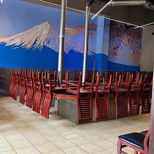 Hibachi room for a private or large party