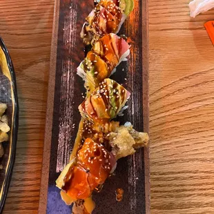 Crazy spider roll