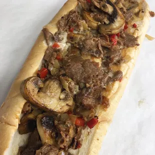 Mushroom Cheesesteak