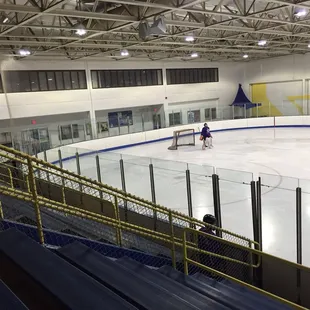 Looking towards the entrance