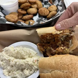 My chicken sandwich, sorry forget which one