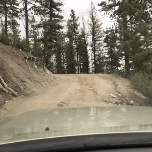 Road conditions. Not bad in a Highlander.
