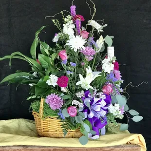 Gorgeous large basket arrangement