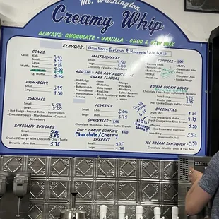 Menu inside