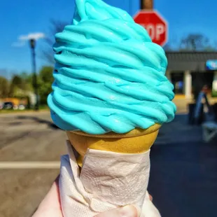 Blue Raspberry. Aka Smurf Cone.