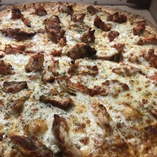 Chicken tikka masala pizza.  So good!