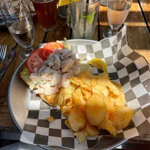 Shrimp Salad Roll