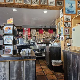 the interior of the restaurant