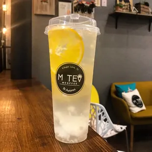 Fresh Coconut with Orange. Our summer refreshing drink is here. #mteabeawesome