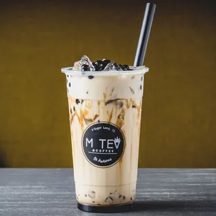 black sugar milk tea