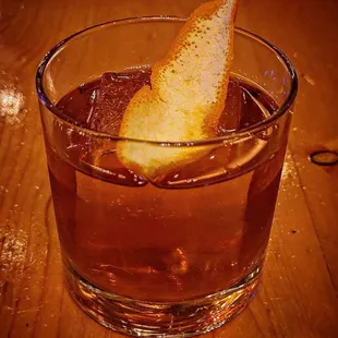 Full Monte Old Fashioned, Amaro Nonino &amp; Four Roses bourbon