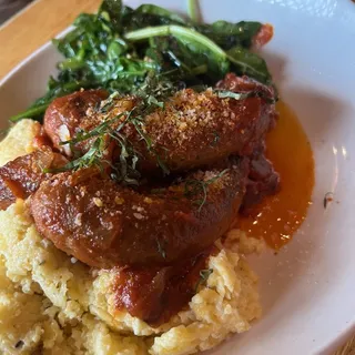 Braised Italian Sausage & Polenta