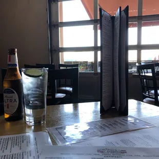 Our view next to the bar area on the main floor