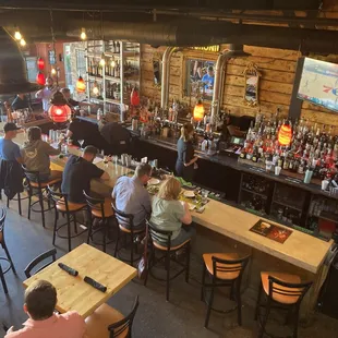 M'tuccis Moderno.  First floor bar.