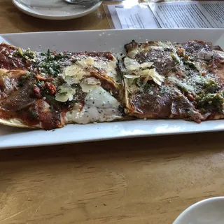 Pepperoni & Green Chile Pizza