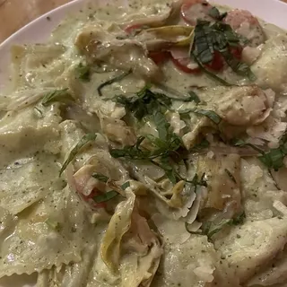 Artichoke Pesto Ravioli