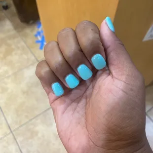 Dip powder Mani