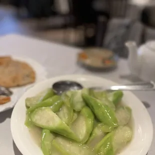 a plate of food on a table
